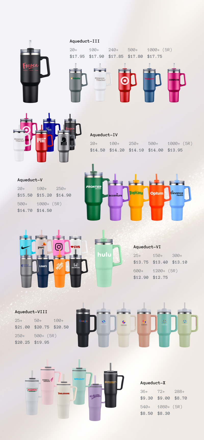 Lungsal's Tumbler Mugs with Straws